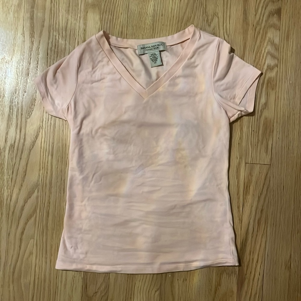 For Sale: Banana Republic Extra Small Pink T-Shirt (Mint Condition)